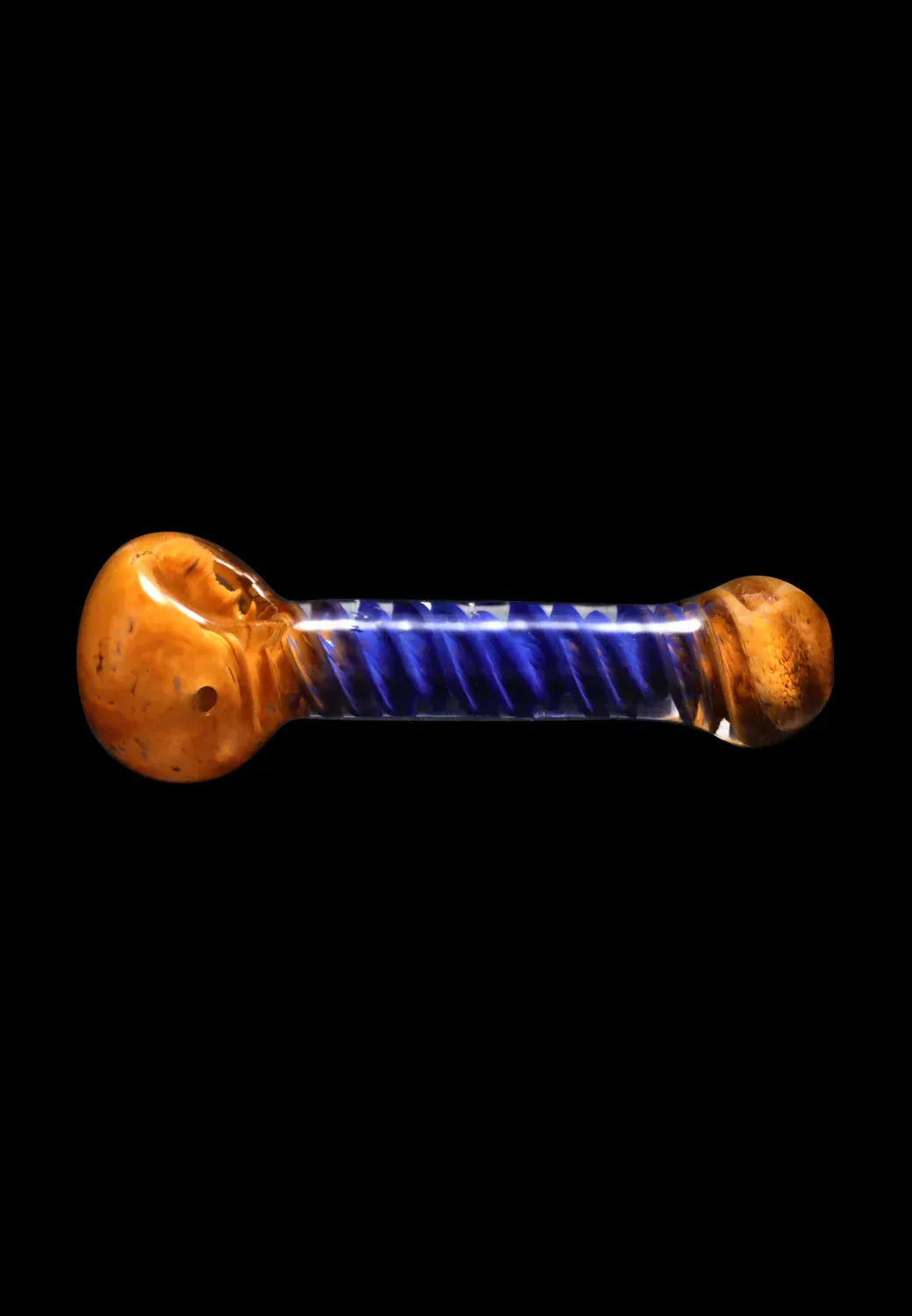 DHC Frit Spiral Spoon Pipe - 4.5 in.