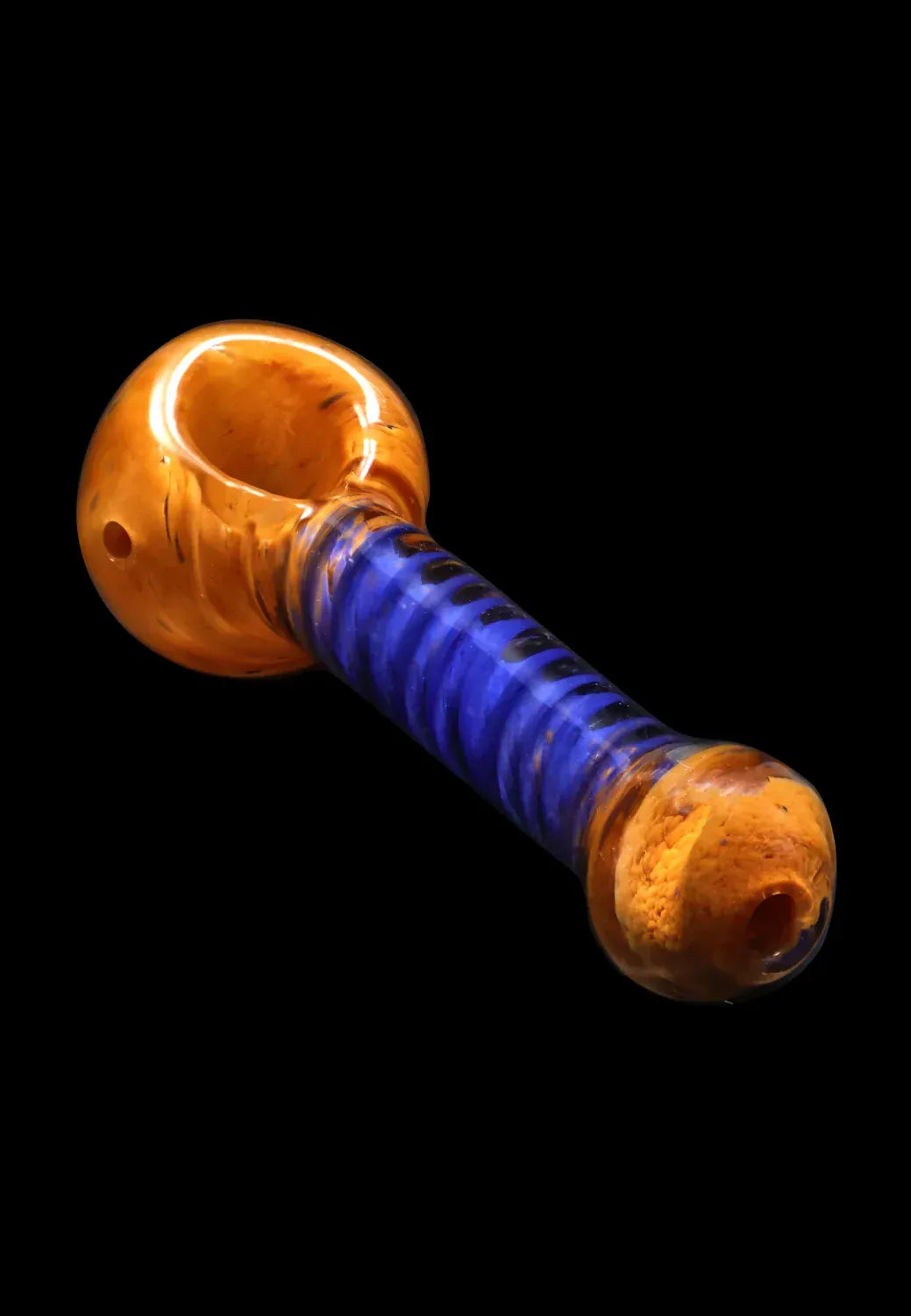 DHC Frit Spiral Spoon Pipe - 4.5 in.