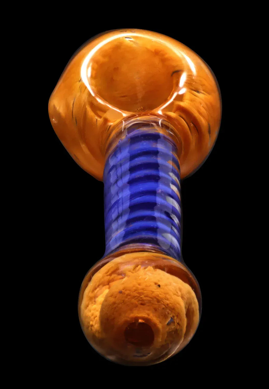 DHC Frit Spiral Spoon Pipe - 4.5 in.