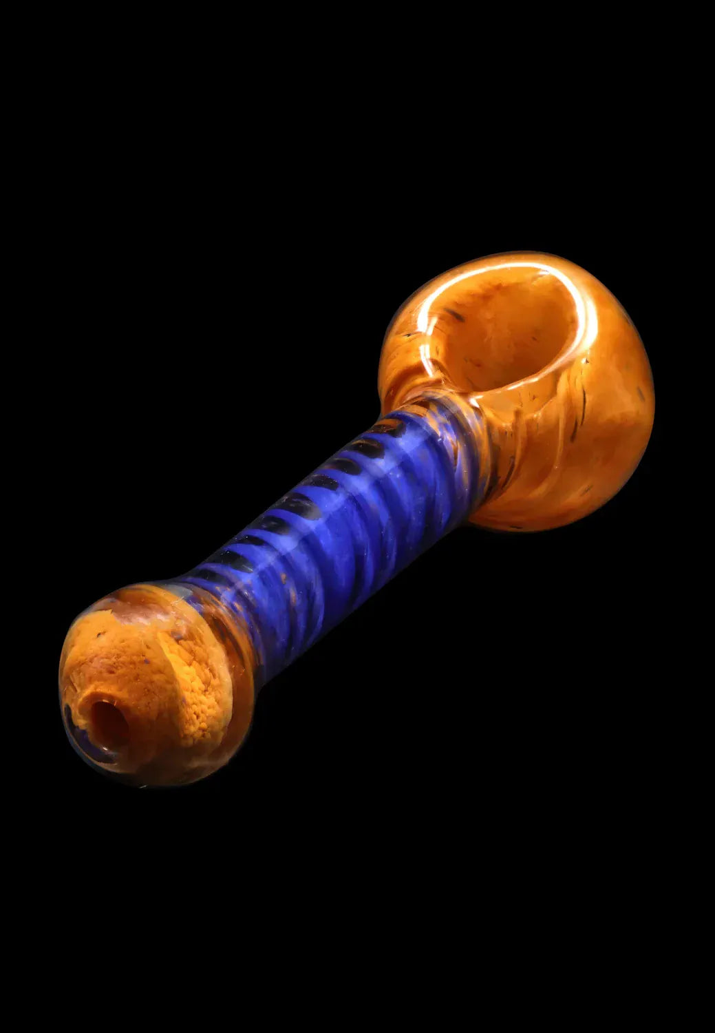 DHC Frit Spiral Spoon Pipe - 4.5 in.