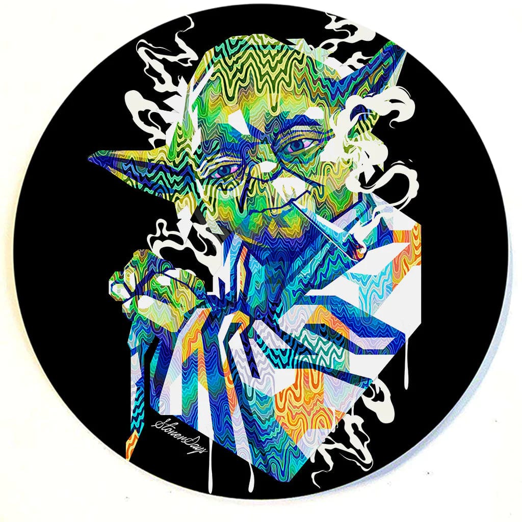 StonerDays GLASS MATS Pop Jedi Master Pop Art Dab Mats