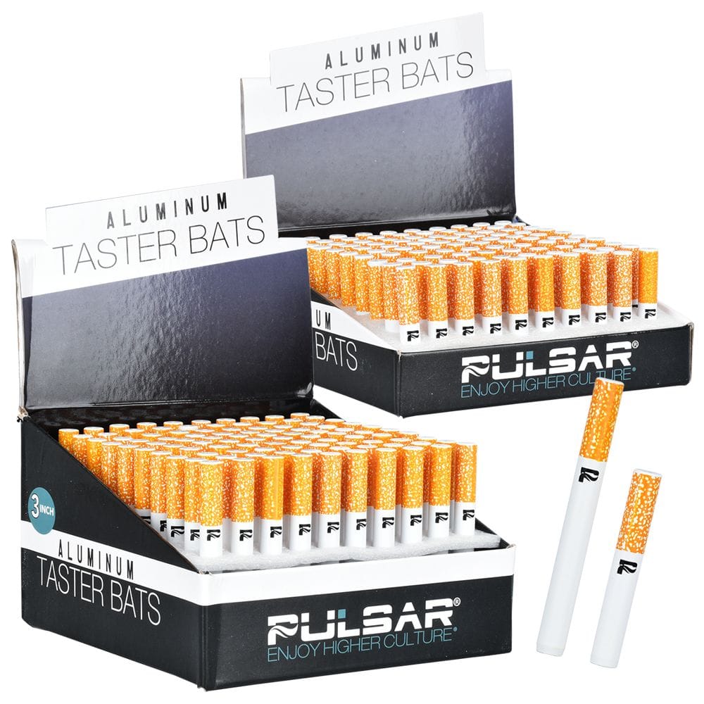 Pulsar 100 PC DISP - Metal Cigarette Taster Bat