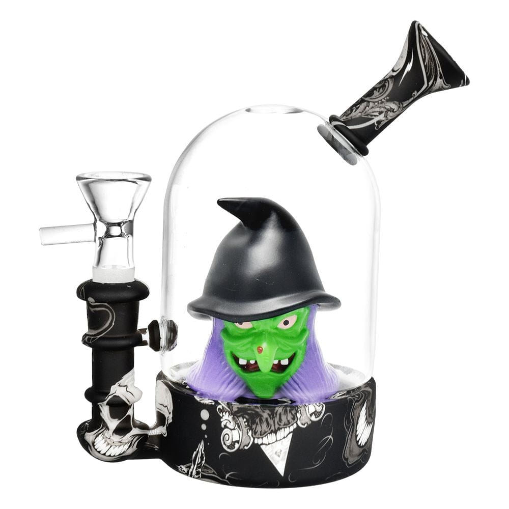 Daily High Club Bong Spooky Witch Bell Jar Water Pipe - 5.5" / 14mm F