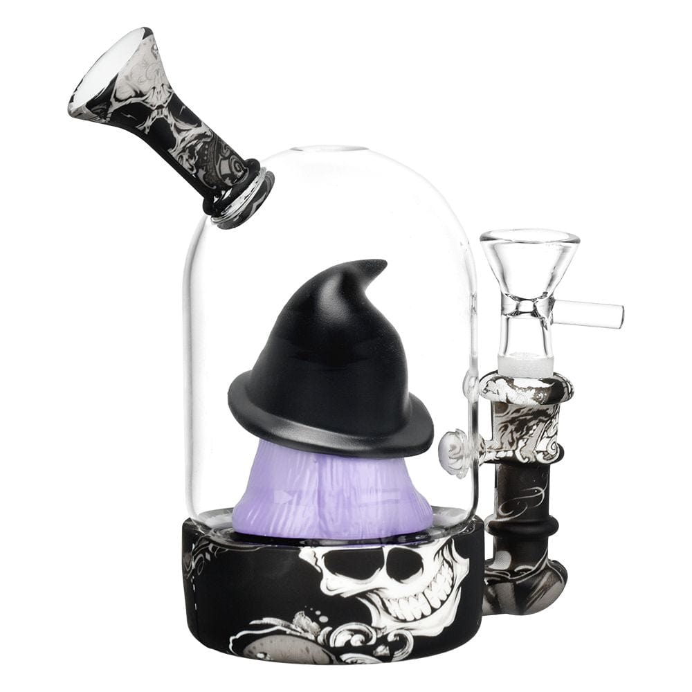 Daily High Club Bong Spooky Witch Bell Jar Water Pipe - 5.5" / 14mm F