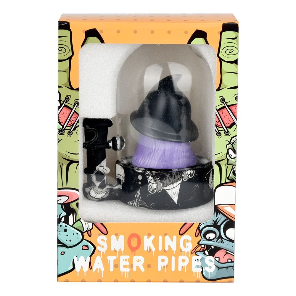 Daily High Club Bong Spooky Witch Bell Jar Water Pipe - 5.5" / 14mm F