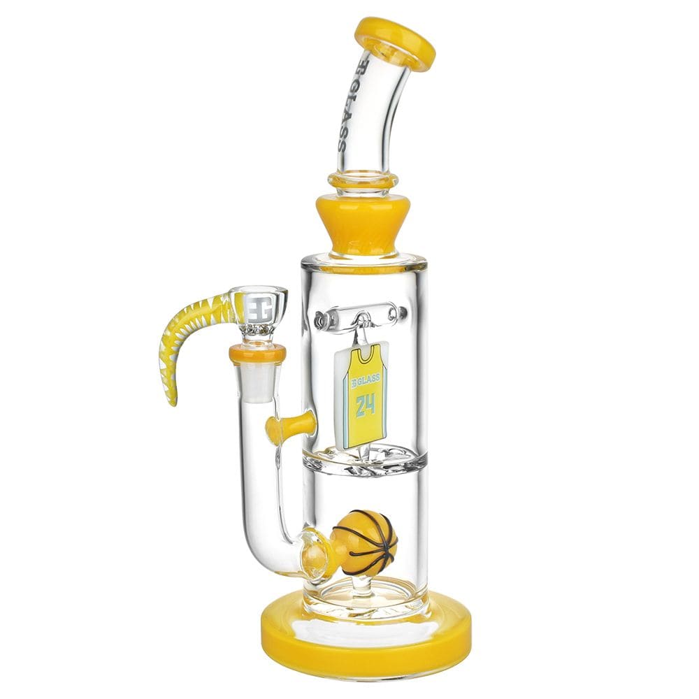 EG Glass Bong Basketball Glass Water Pipe