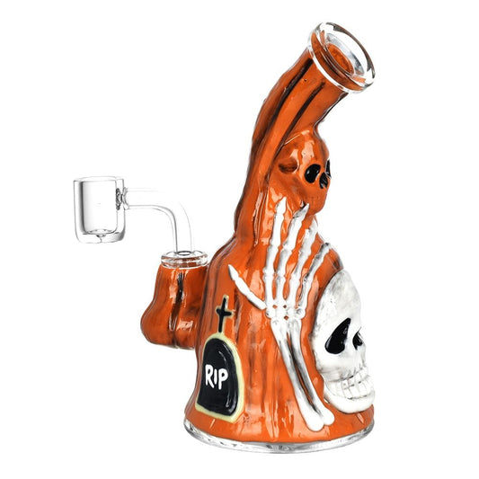 Daily High Club Dab Rig Haunted Gourd Enamel on Glass Dab Rig