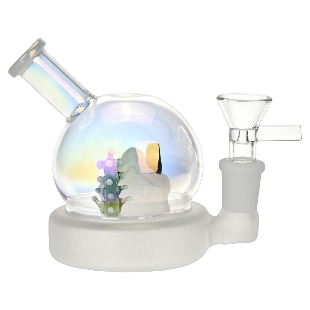 Christmas House Globe Glass Bong - 3.75" / 14mm F