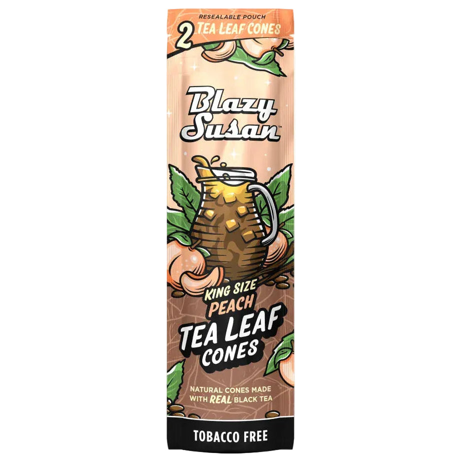 Blazy Susan Peach Tea Cones - Display Box