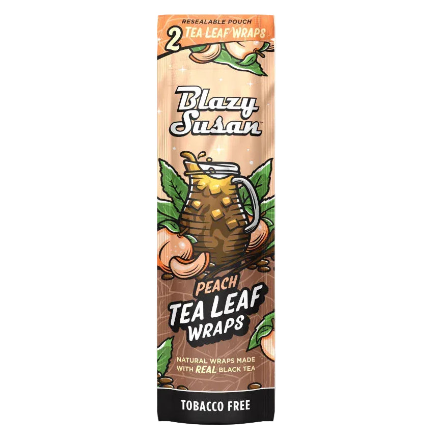 Blazy Susan Peach Tea Wraps - Display Box