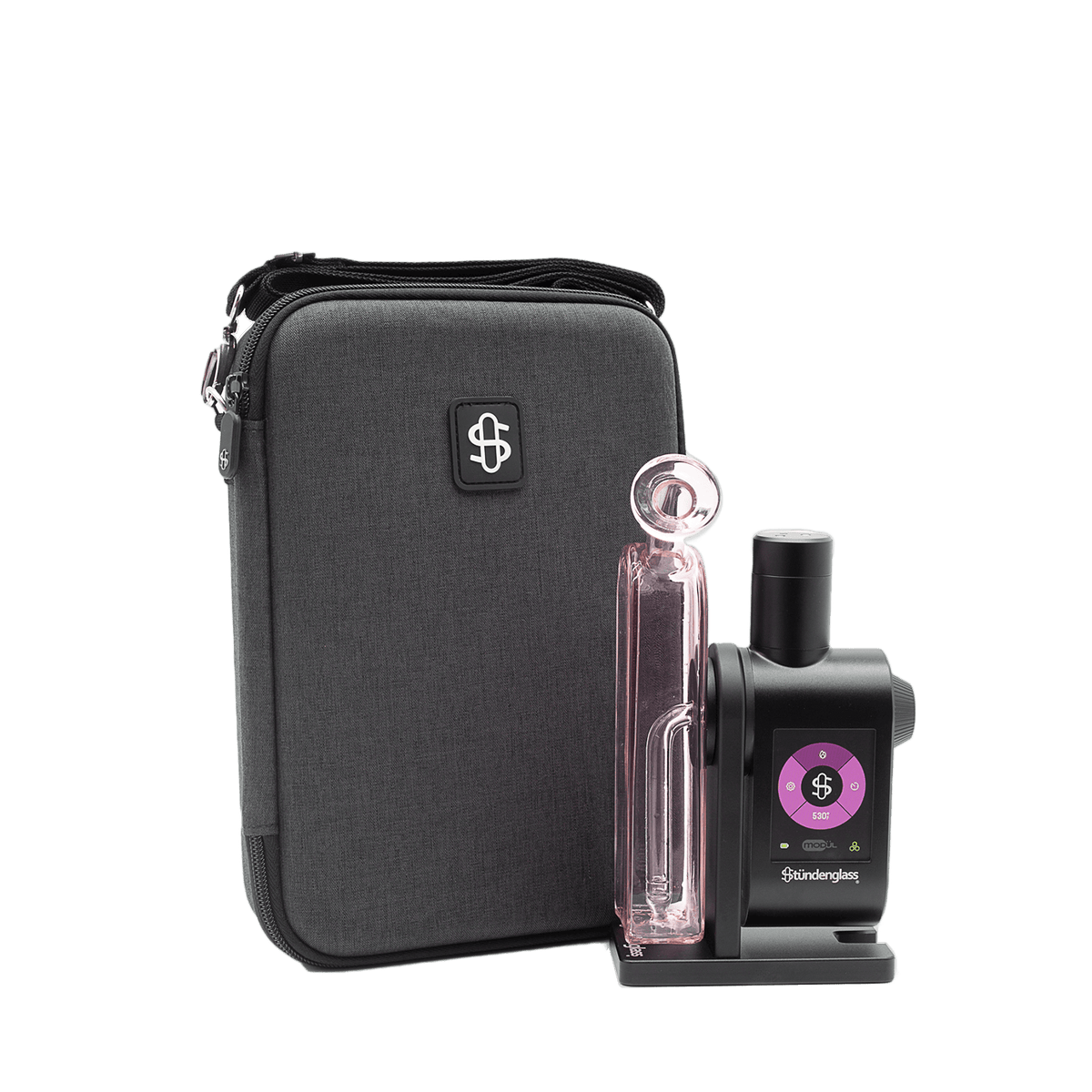 Stündenglass Modül + Dok Deluxe Travel Set - Pink Glass