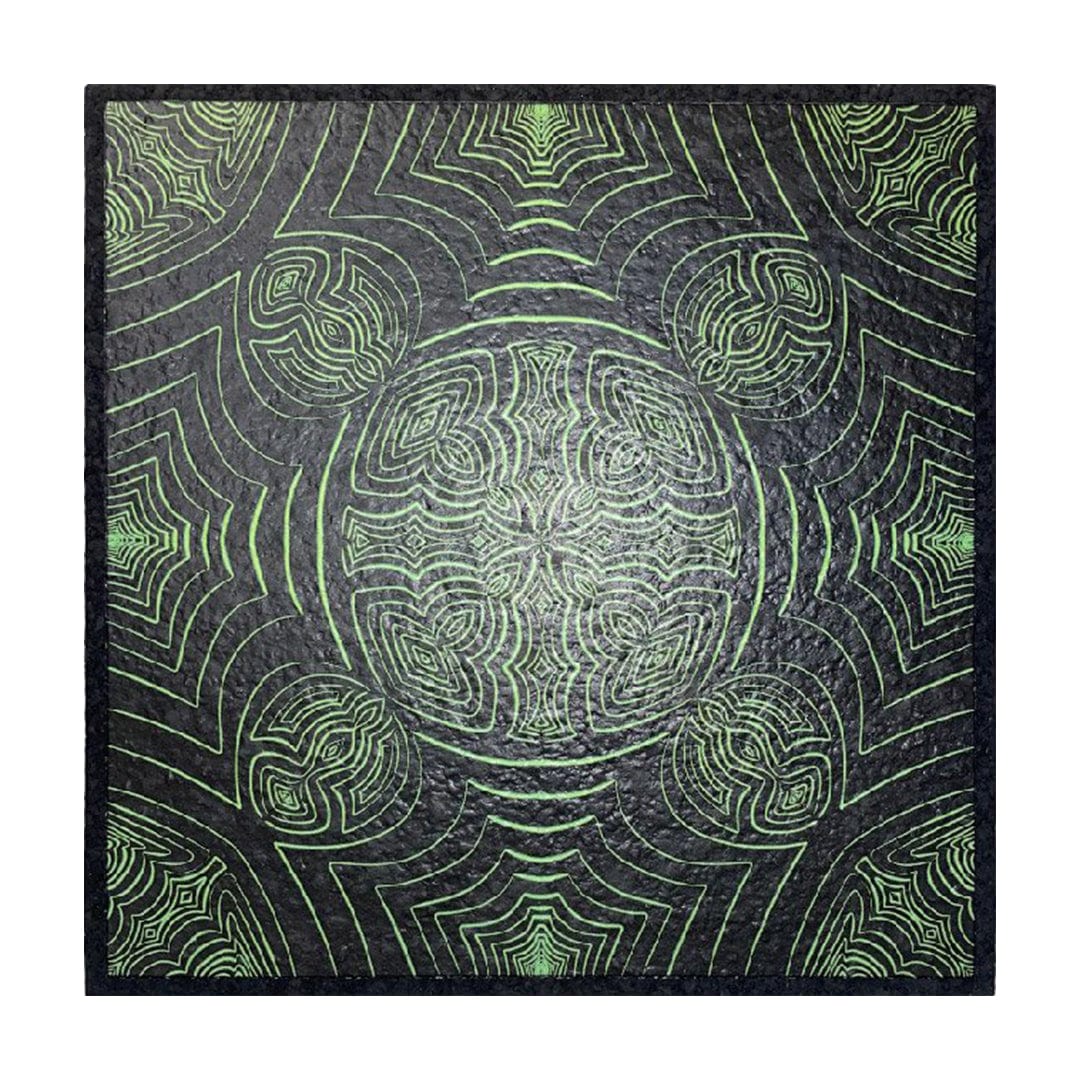 East Coasters Dab Mats Psilocin Art - Corridor 12" Dab Mats