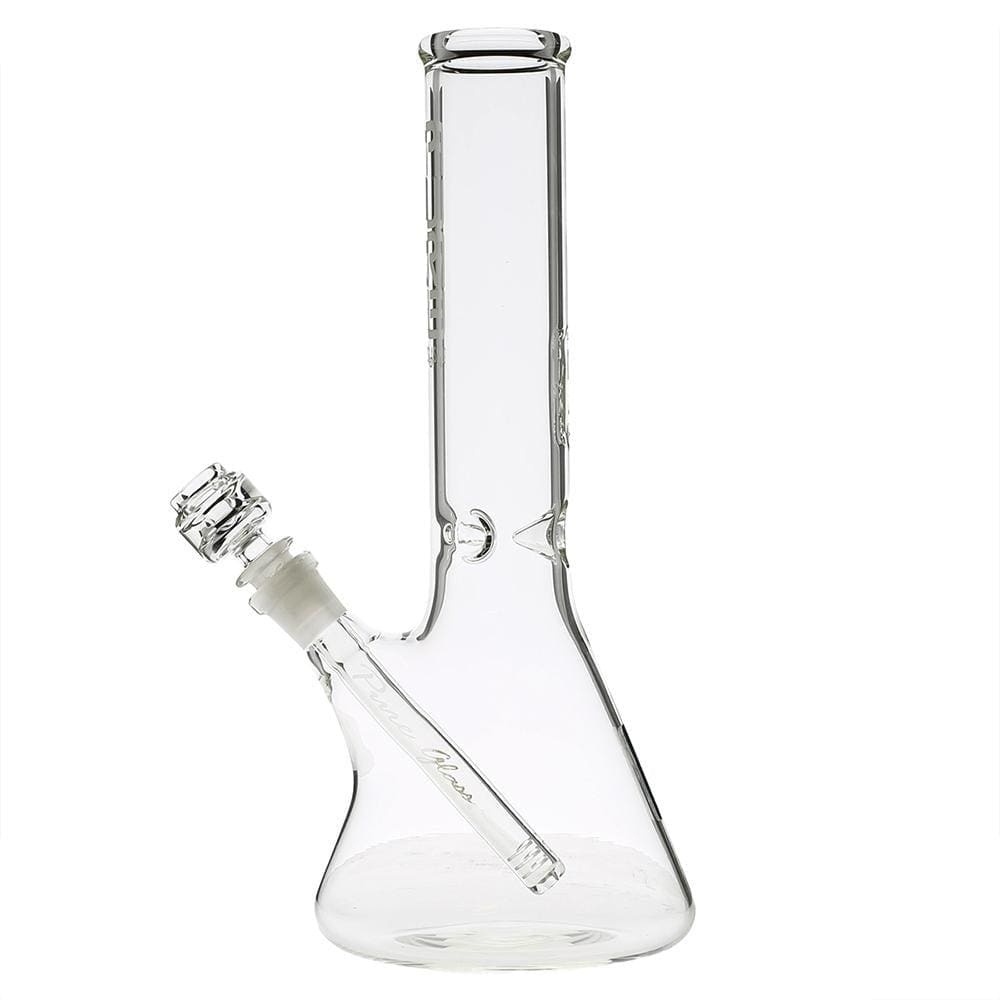 Pure Glass Bongs 12" 50mm x 5mm - Beaker - Clear