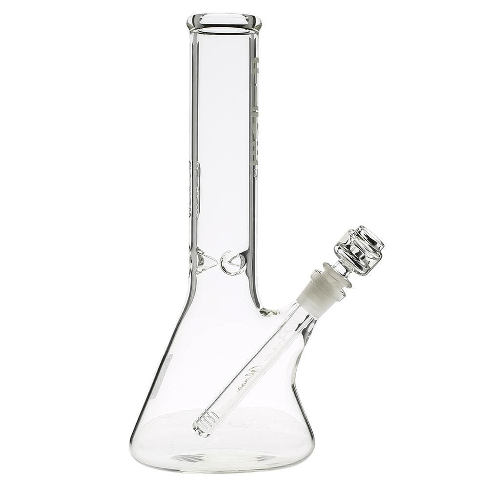 Pure Glass Bongs 12" 50mm x 5mm - Beaker - Clear