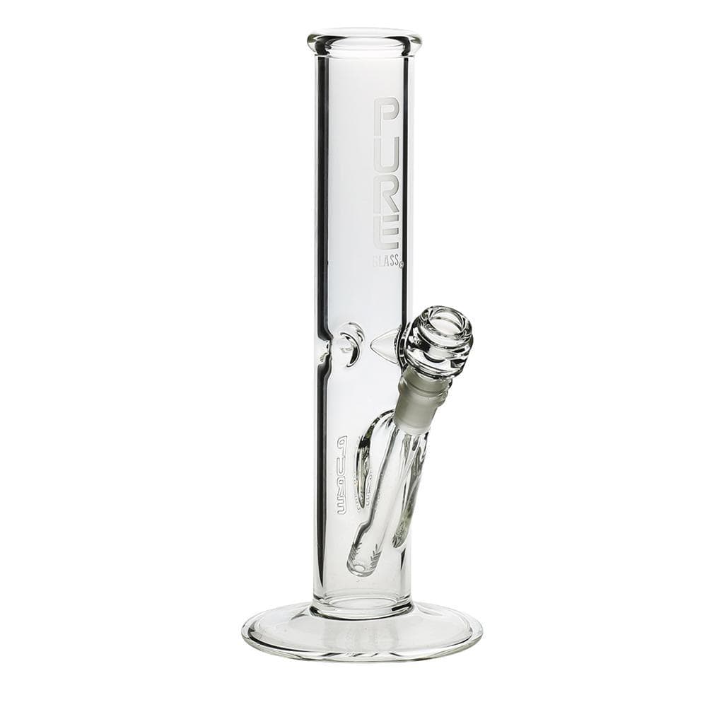 Pure Glass Bongs 12" 50mm x 5mm - Straight - Clear