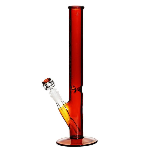 Pure Glass Bongs 14" 38mm x 4mm - Straight - Amber