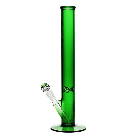 Pure Glass Bongs 18" 50mm x 5mm - Straight - Green