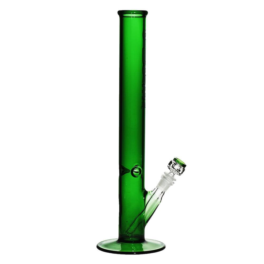 Pure Glass Bongs 18" 50mm x 5mm - Straight - Green