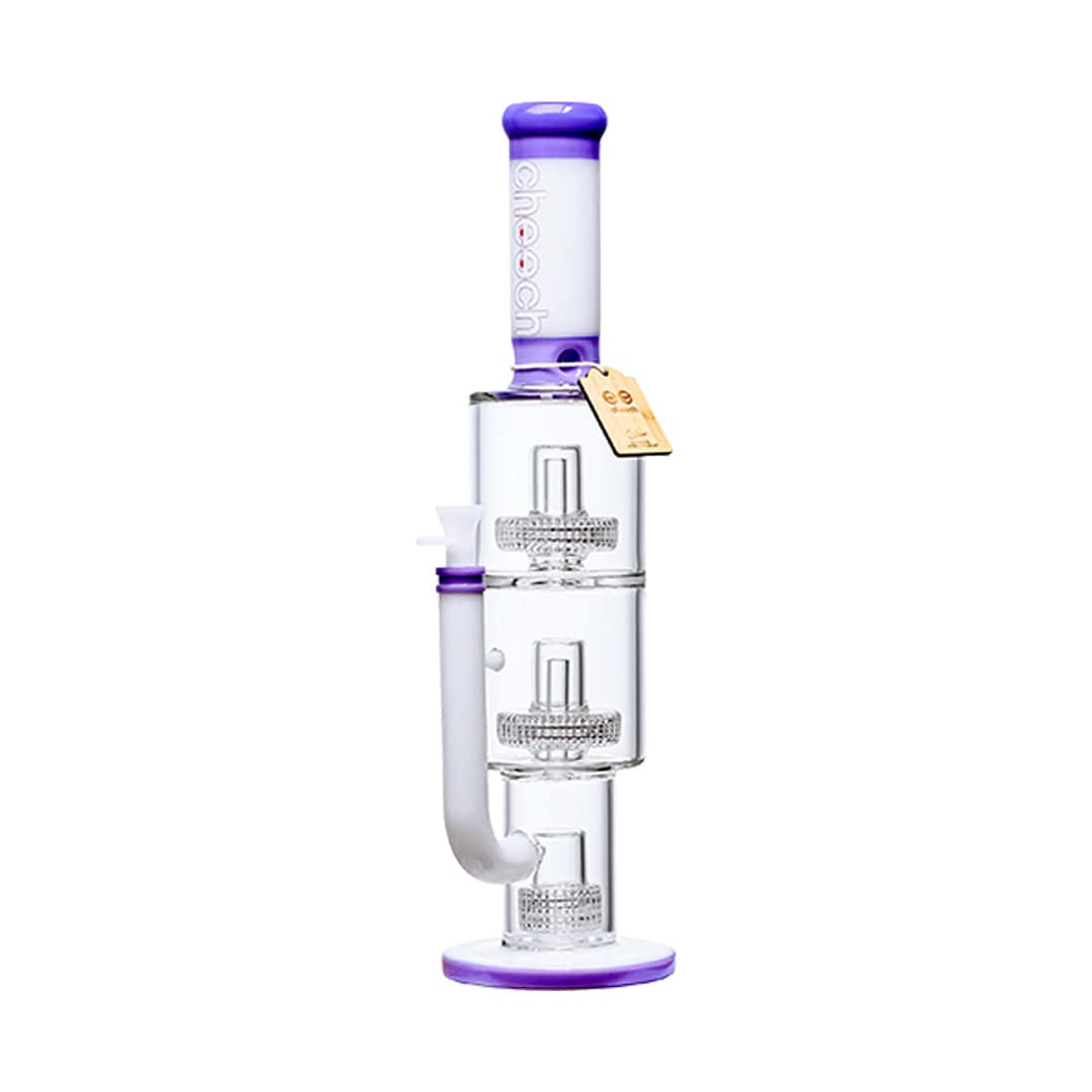 Cheech Glass Bong Purple 19.5" The Big Behemoth Water Pipe