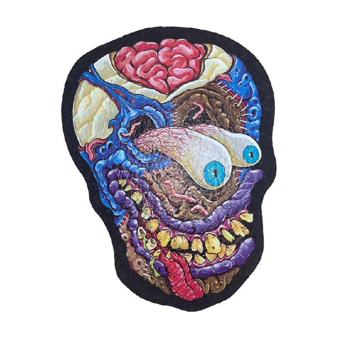 East Coasters Dab Mats Pyscho Skull 10" Dab Mats