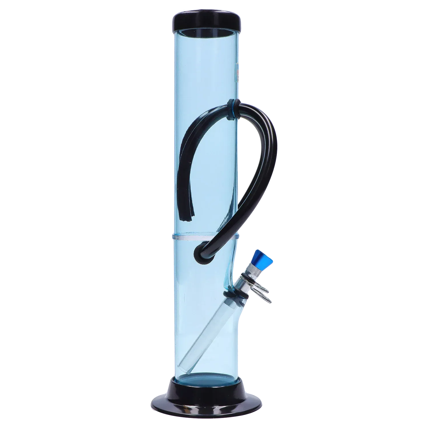 JM Plastics Dual Chamber with Pull Slide Acrylic Bong - 12 in.
