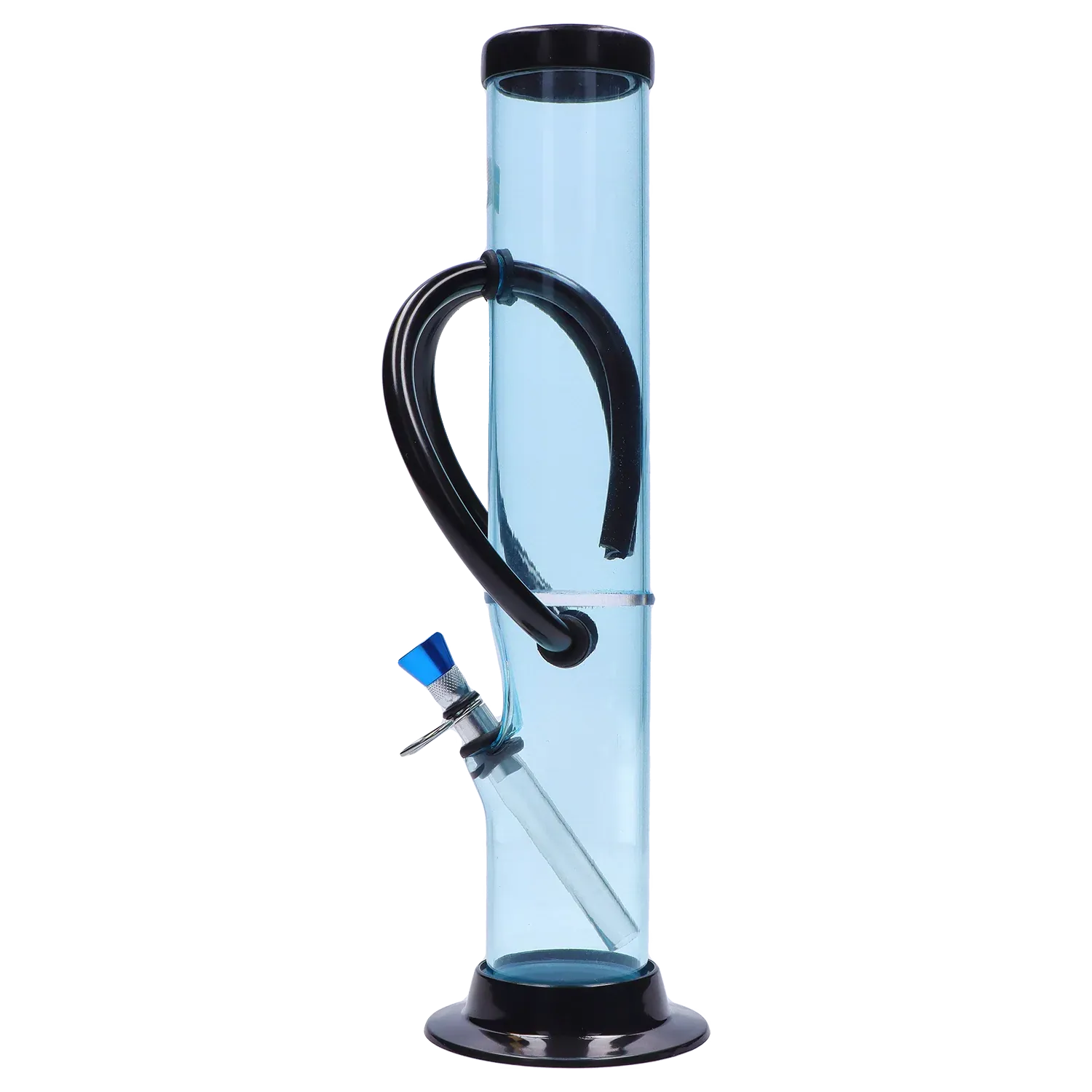 JM Plastics Dual Chamber with Pull Slide Acrylic Bong - 12 in.