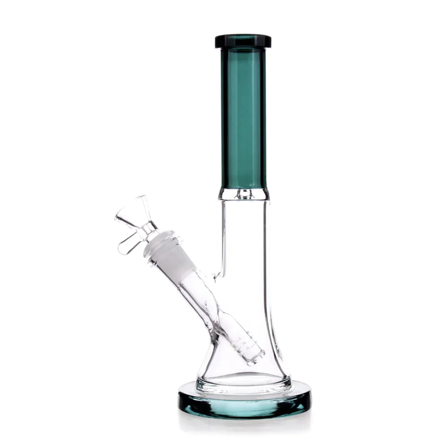 DHC Slim Beaker with Colored Accents Bong - 10 in.