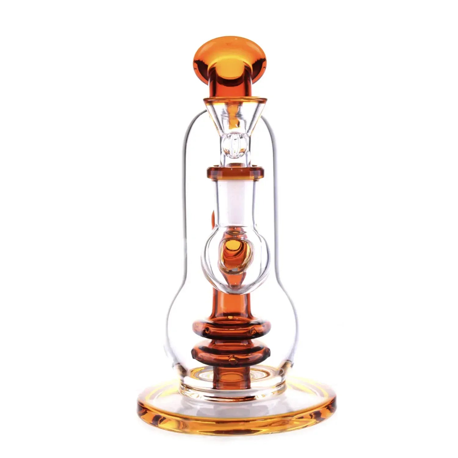 DHC Curvy Double-Up Bubbler Bong - 6 in.