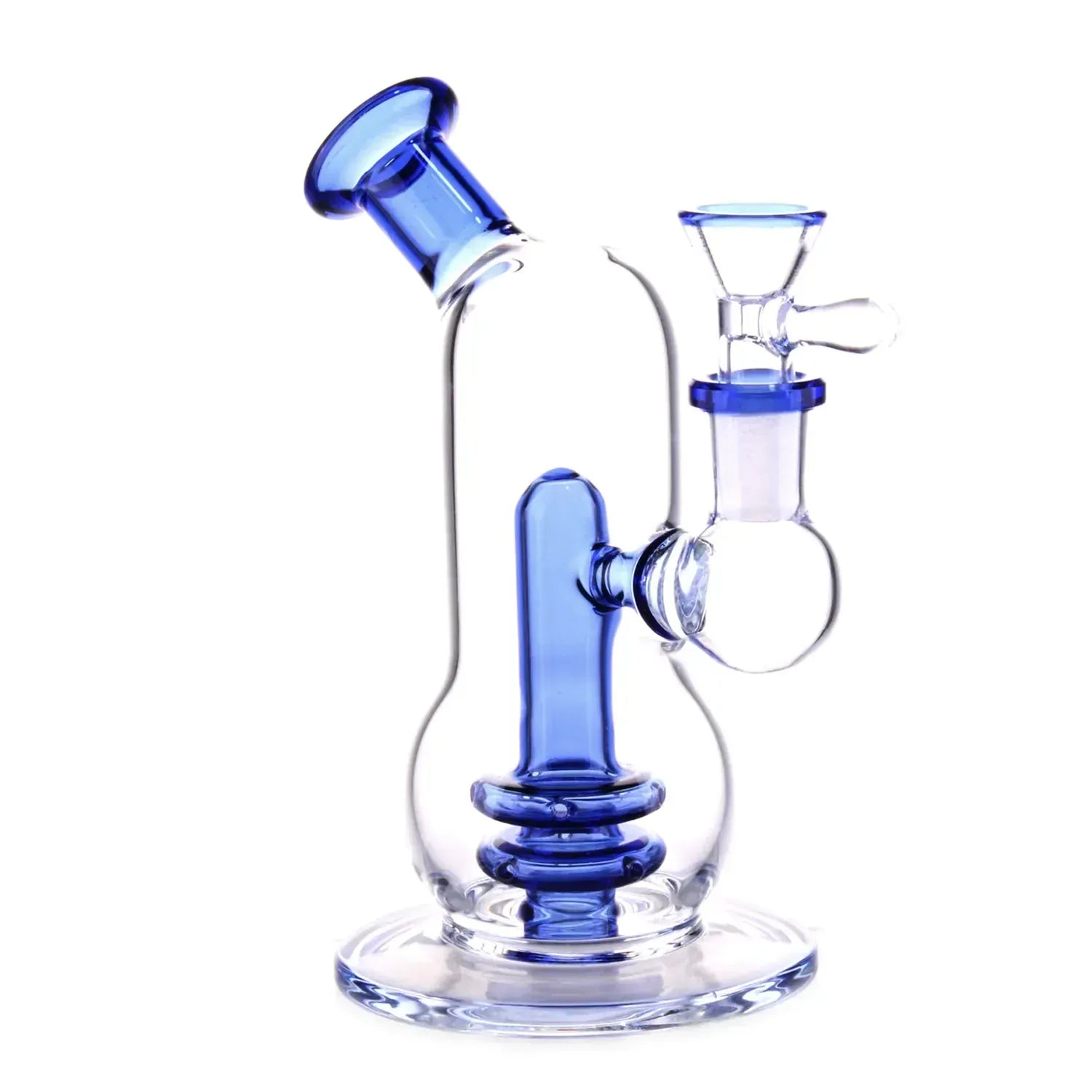 DHC Curvy Double-Up Bubbler Bong - 6 in.