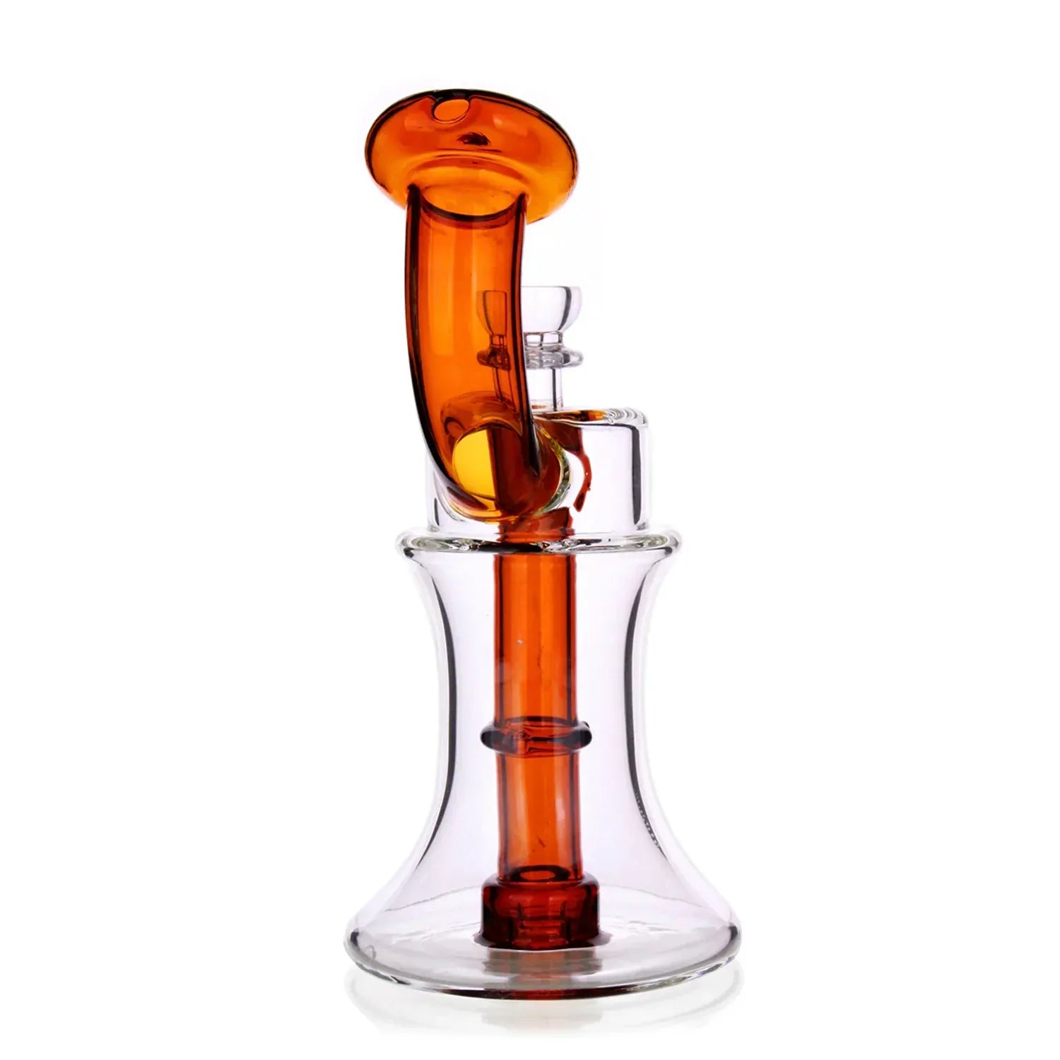 DHC Mini Showerhead Perc Bubbler Bong - 7 in.