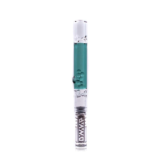 The Stash Shack DynaVap Accessory Teal Rattler Glass Cooling Stem for DynaVap