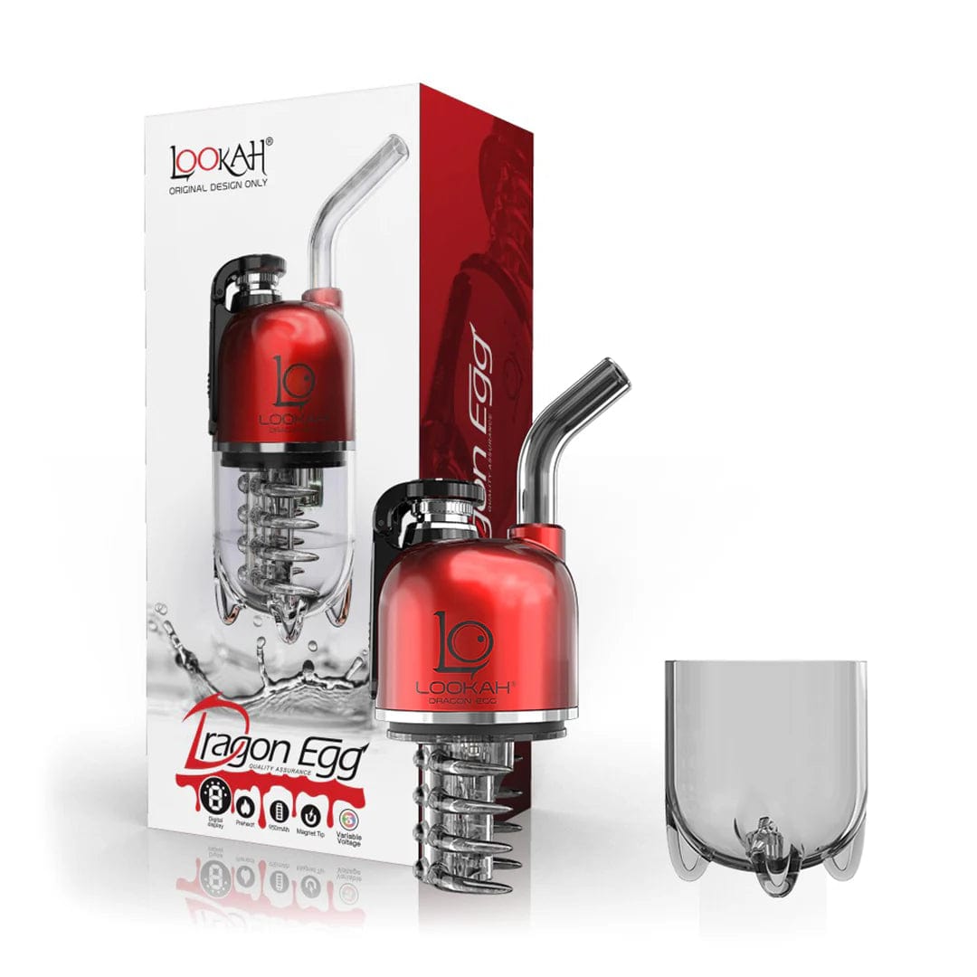 Lookah e-rig Red Lookah Dragon Egg eRig Bubbler - 950mAh