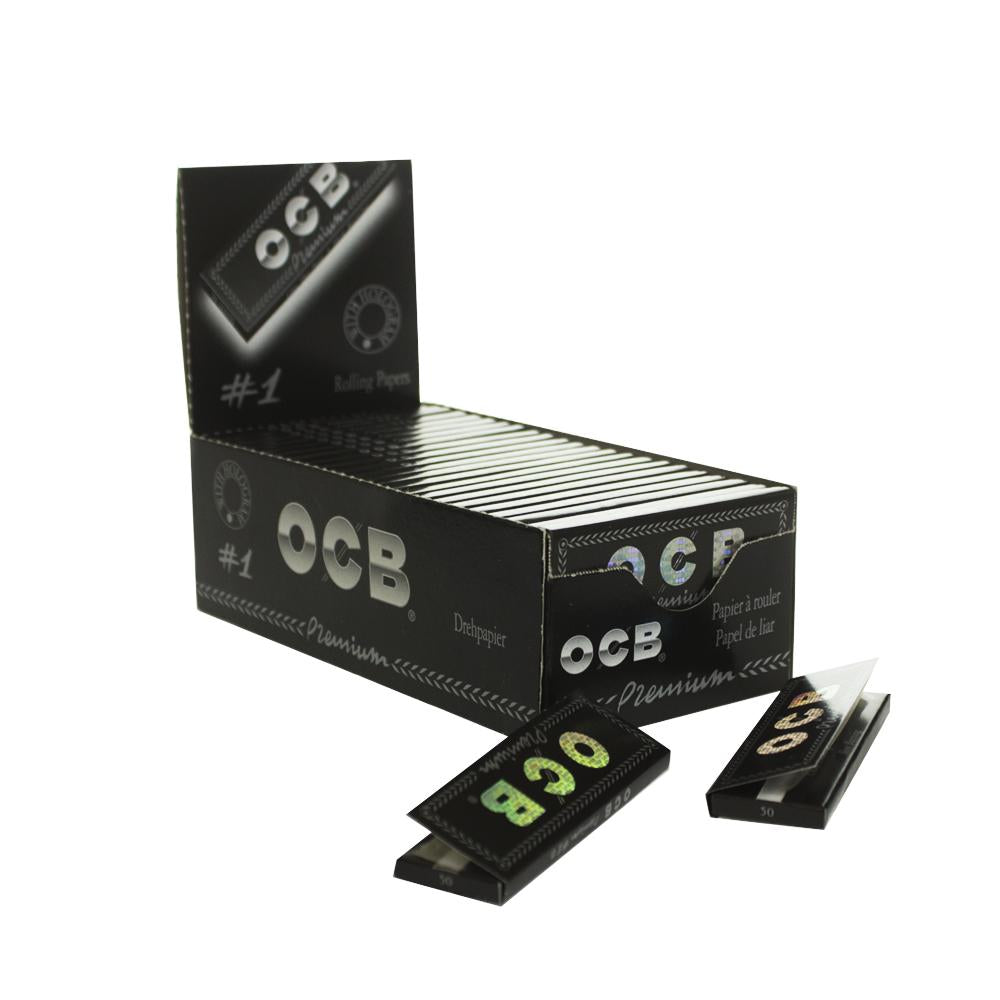 Rolling Papers OCB Premium Slim Black King Size 50 Pack