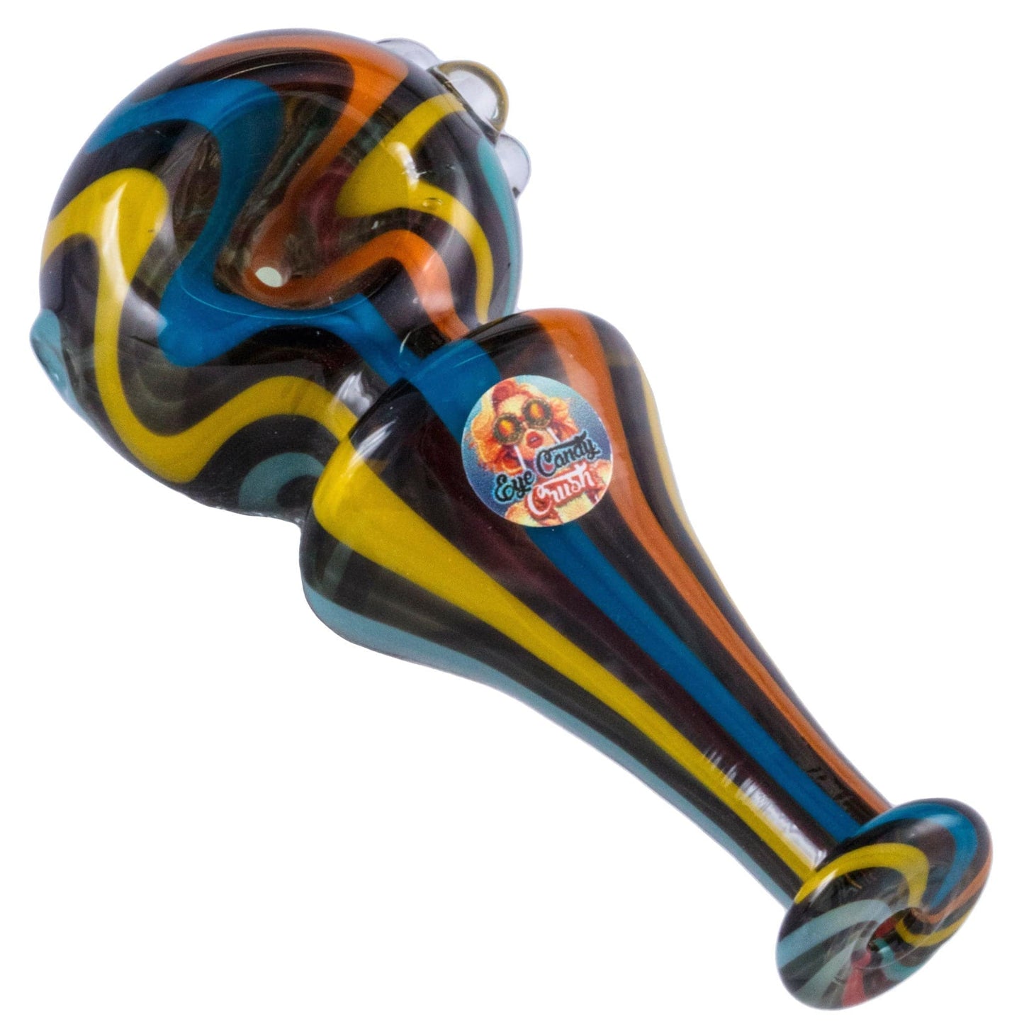 Crush Hand Pipe Black Line Eye Candy Artisan Hand Pipe