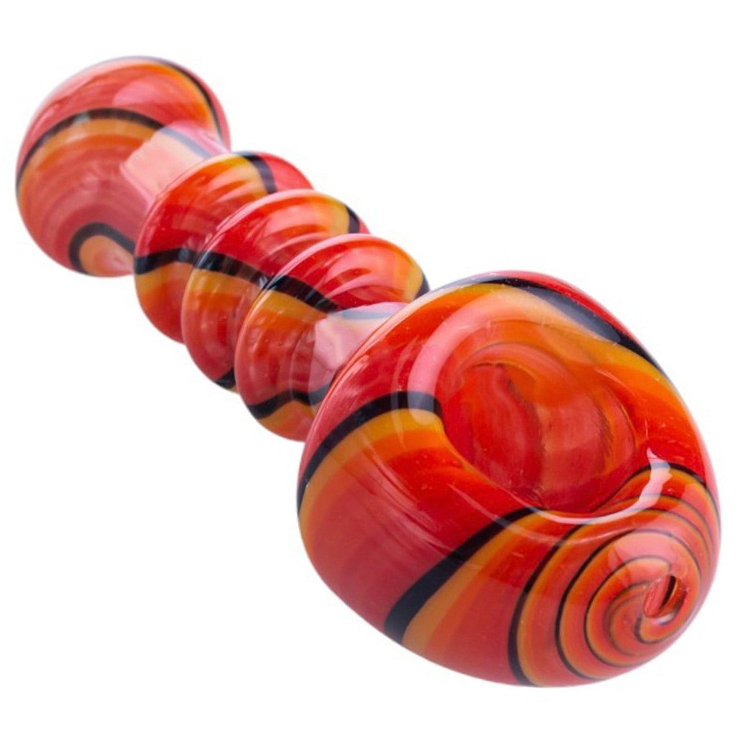 Crush Hand Pipe Red Orange Shovel Head Spoons