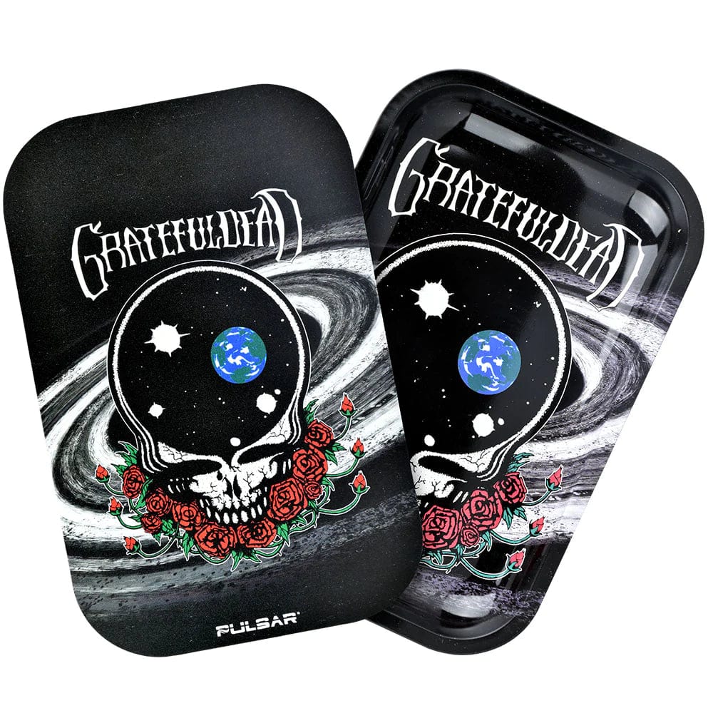 Gift Guru Spacing Your Face Grateful Dead x Pulsar Rolling Tray Kit | 11"x7" | Boxer