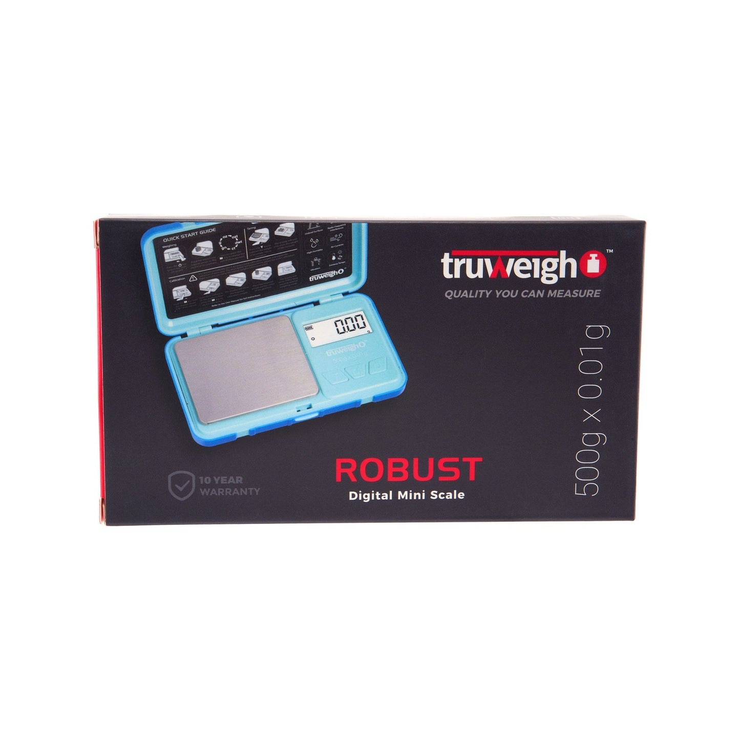 Truweigh Scales Robust Digital Mini Scale – 500g x 0.01g