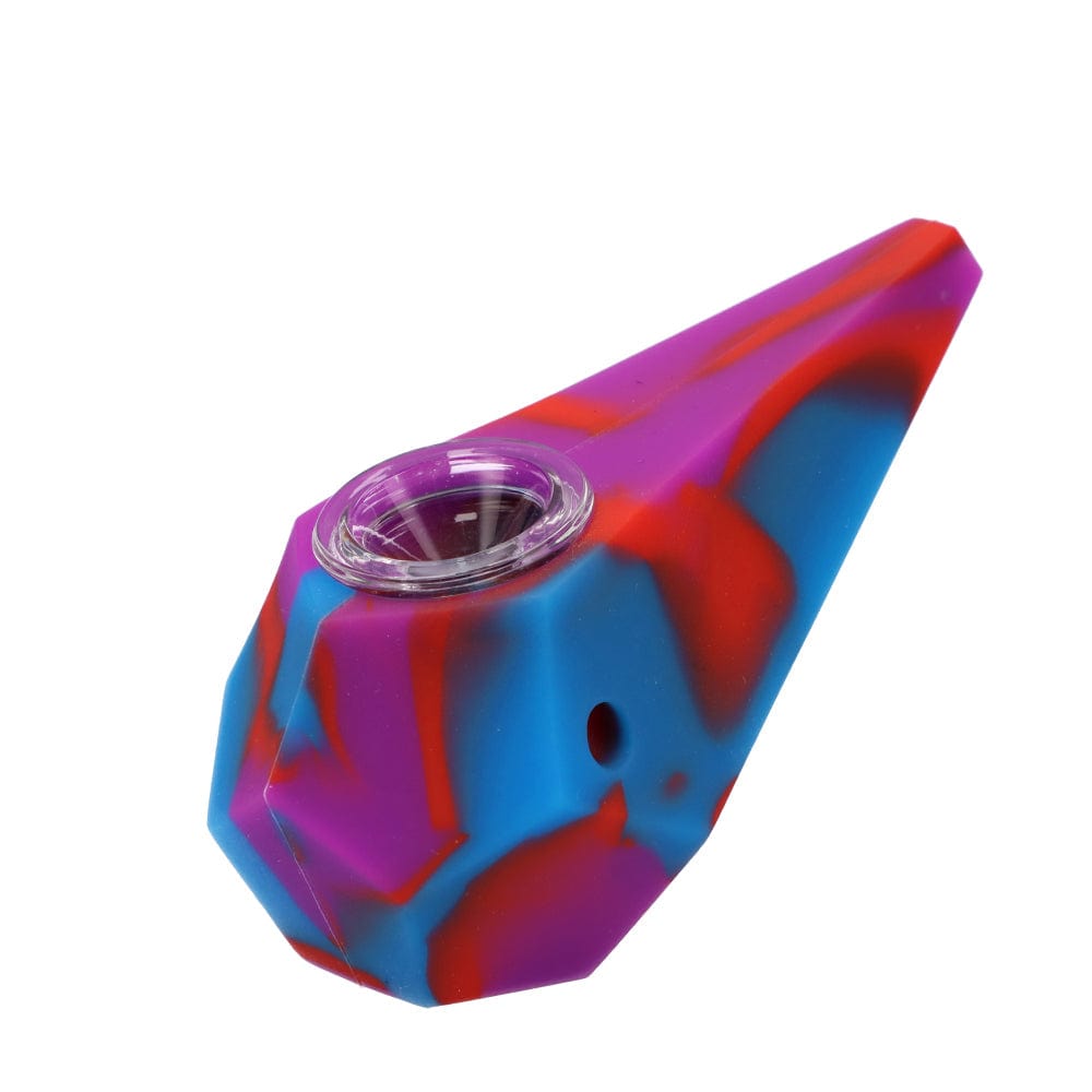 Daily High Club Hand Pipe Silicone Diamond Hand Pipe Assorted