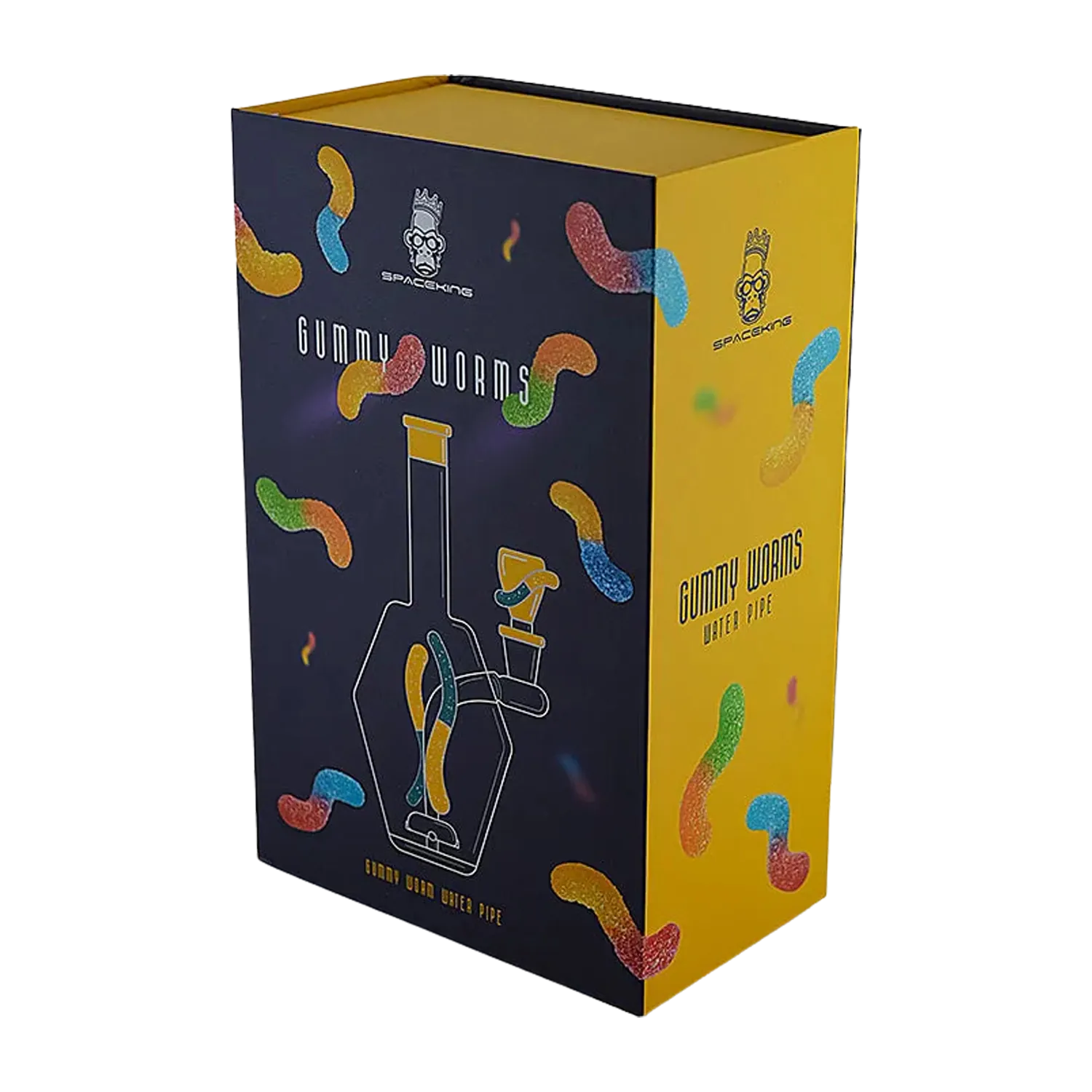 Space King Gummy Worms Water Pipe