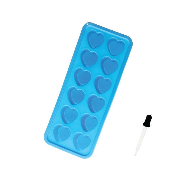 Daily High Club Bakeware Silicone Heart Ice Cube Tray