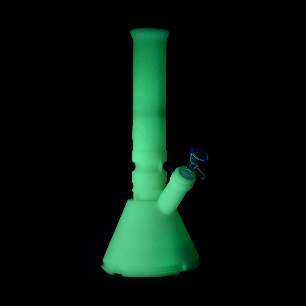 Ritual Bong 12'' Deluxe Silicone Modular Beaker - Titanium White UV