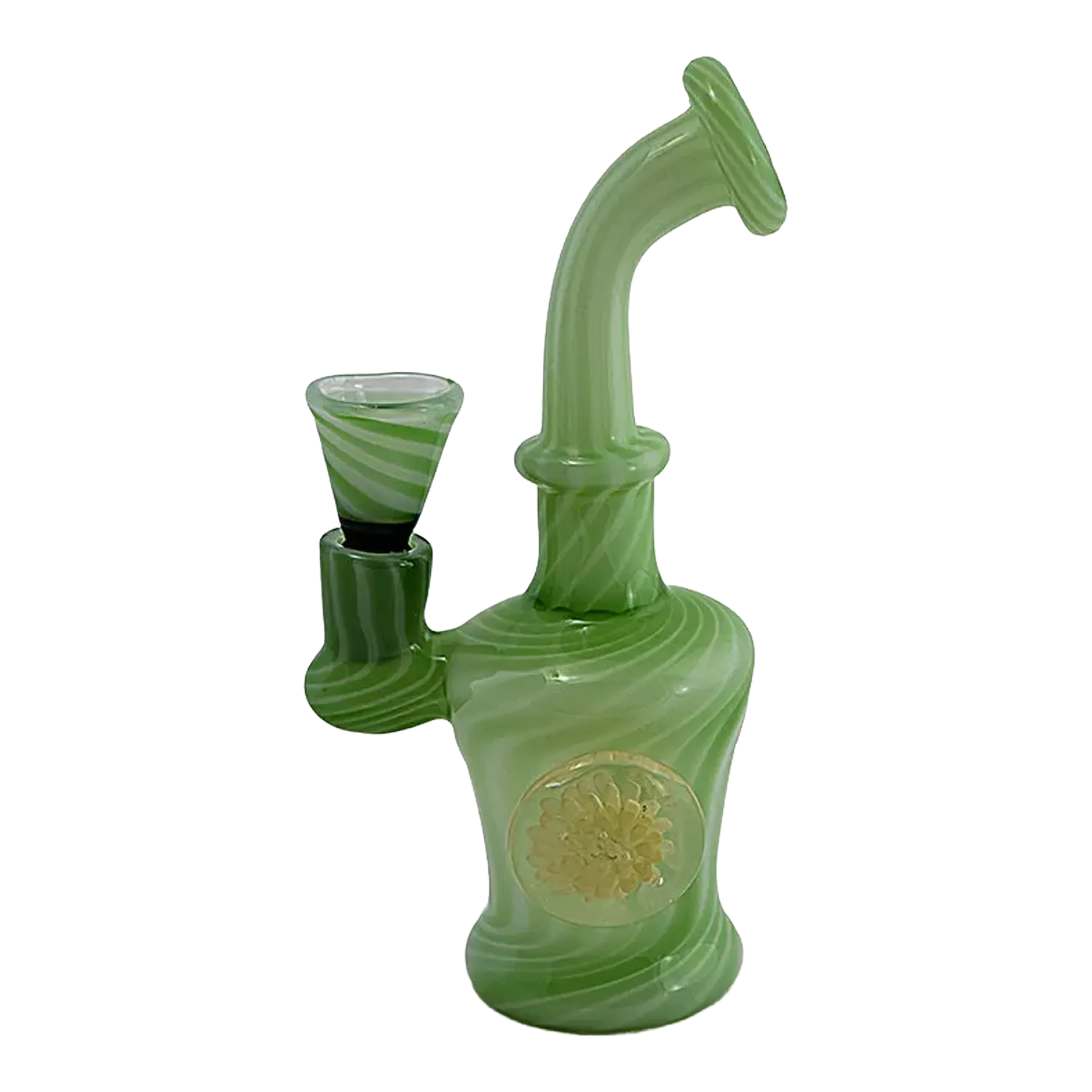 Slime Marble Water Pipe - 6 Inches