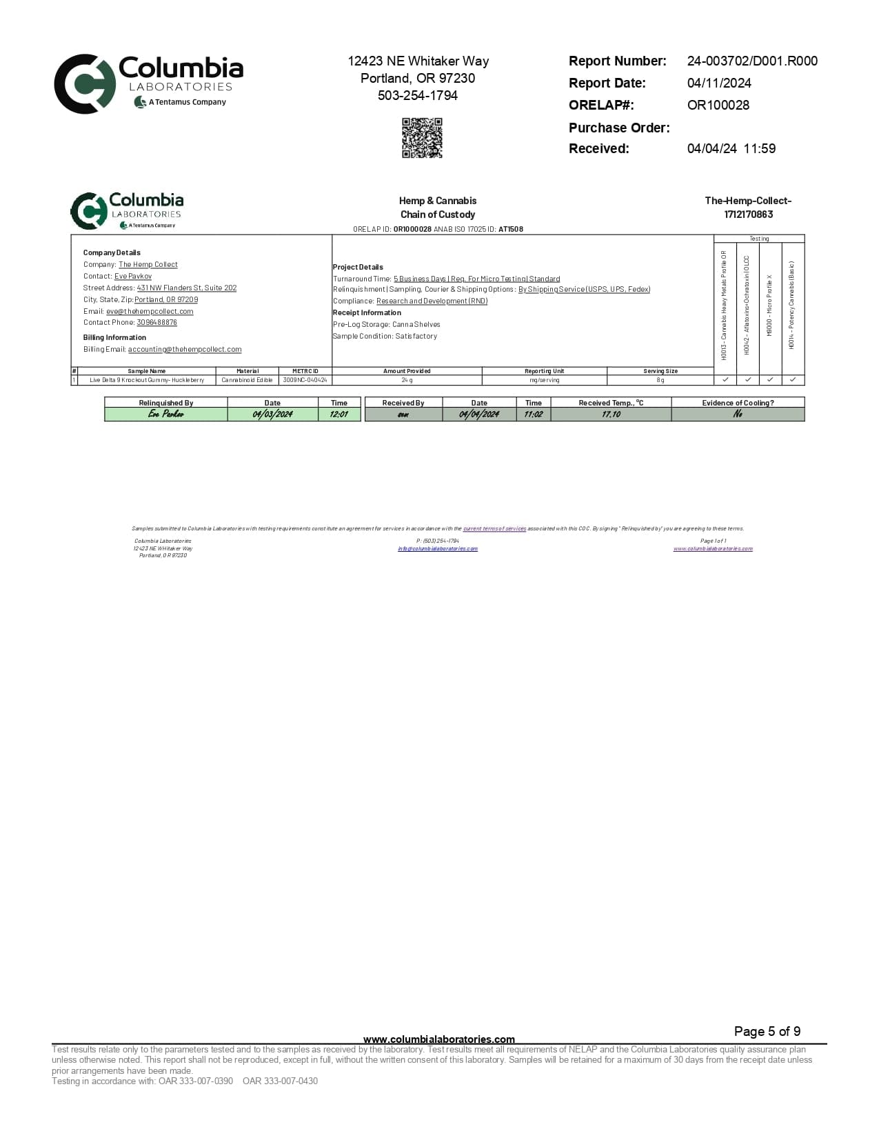 Modern Herb Co Live Resin Delta 9 Macrodose Gummies | 400mg | 20pc | 6pk Display