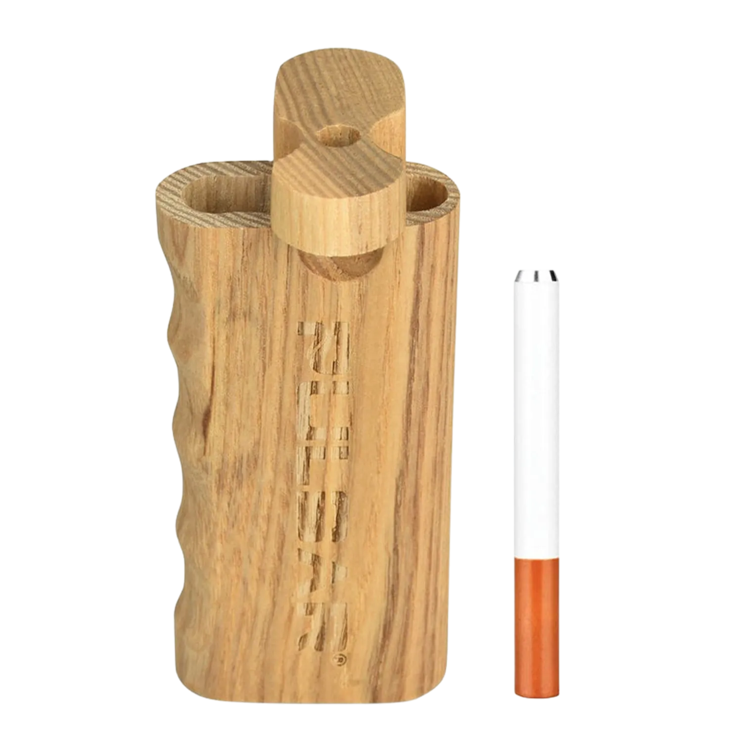 one hitter cigarette style with case Wooden Dugout Stash Box Self Cleaning Metal Tobacco Smoking Kit Pulsar Pistol Grip Dugout -