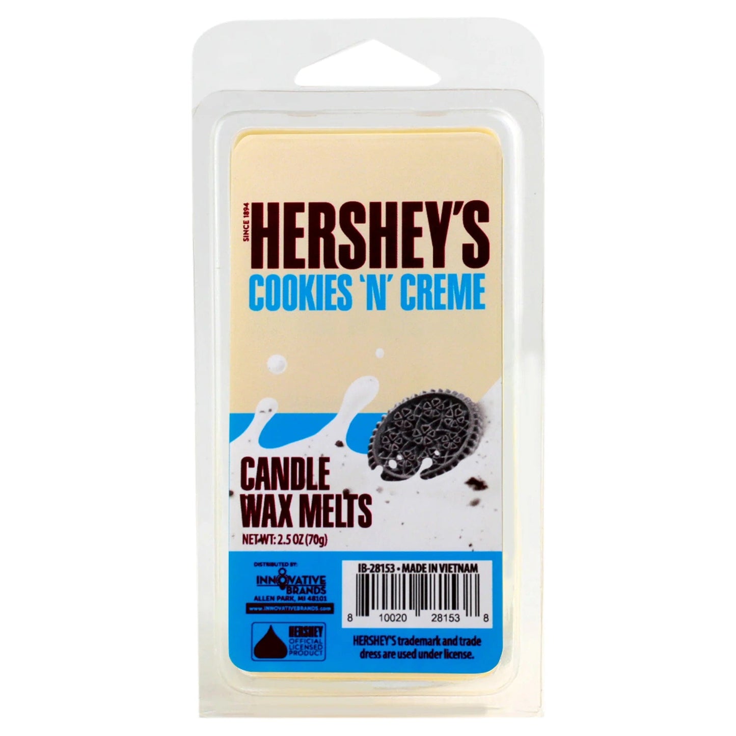 Sweet Tooth Candles Hersheys Coookies n Cream 2.5oz Candy Scented Wax Melts