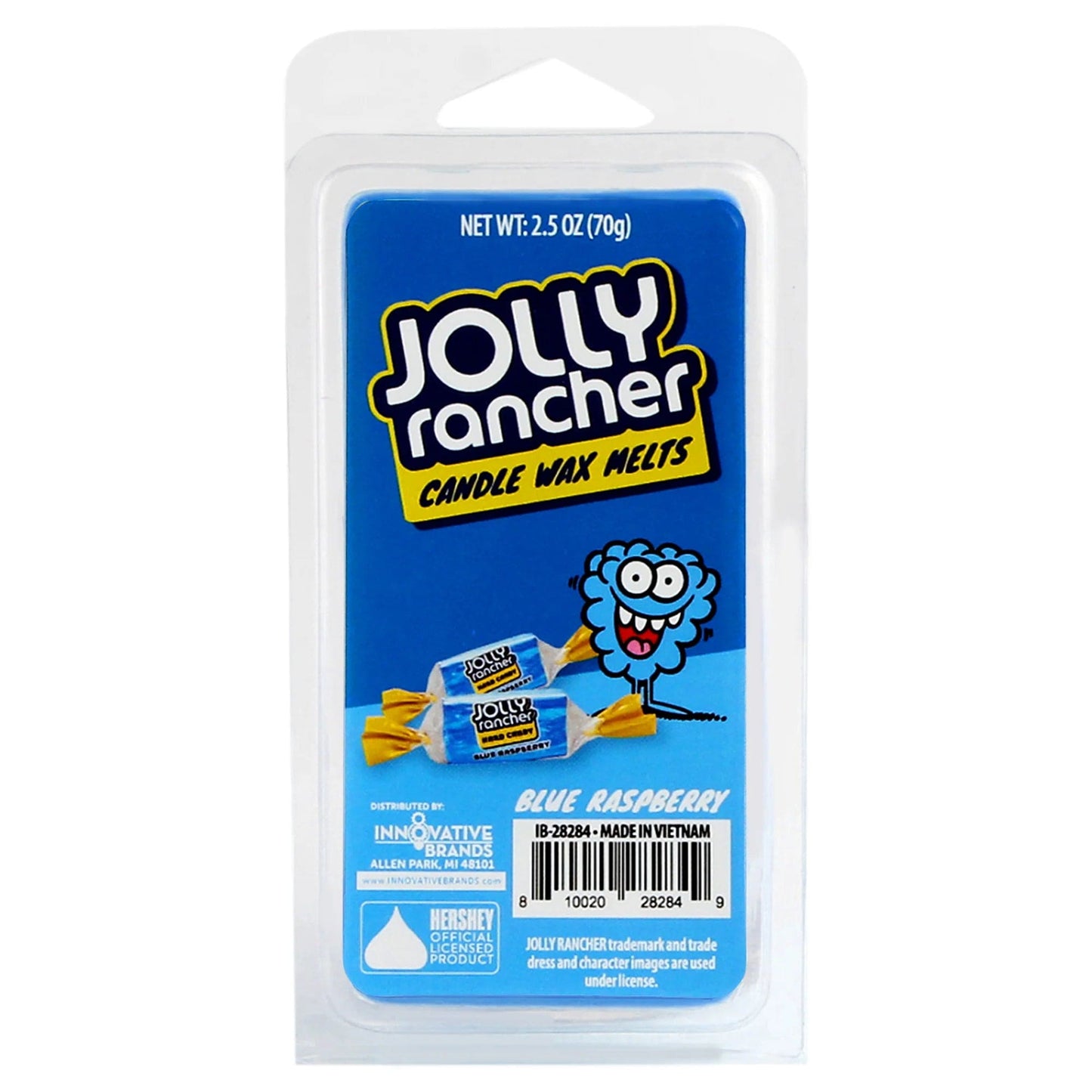 Sweet Tooth Candles Jolly Rancher Blue Rassberry 2.5oz Candy Scented Wax Melts