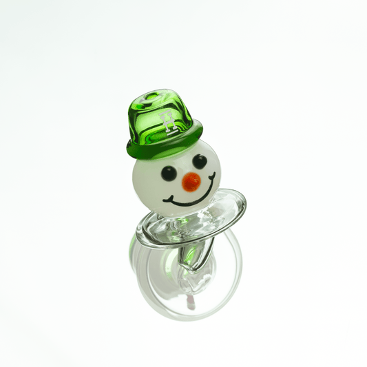 HEMPER Dab Tools Green Snowman Carb Cap