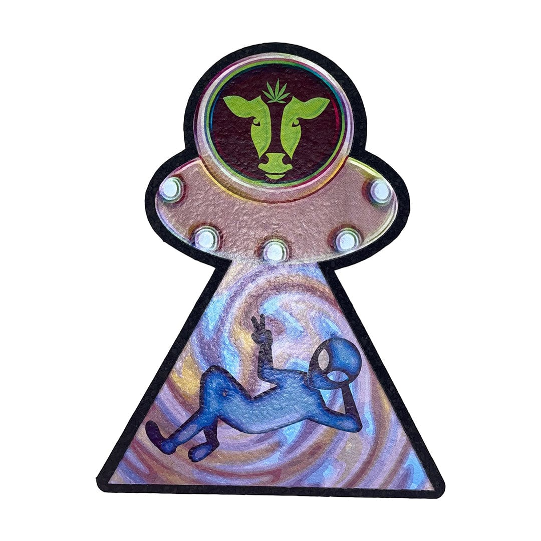 East Coasters Dab Mats Space Cow 10" Dab Mats