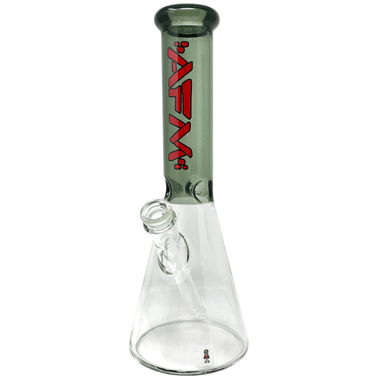 AFM Smoke Waterpipes Smokey 12" AFM Glass Extraterrestrial Colored Glass Sleeve Beaker Bong