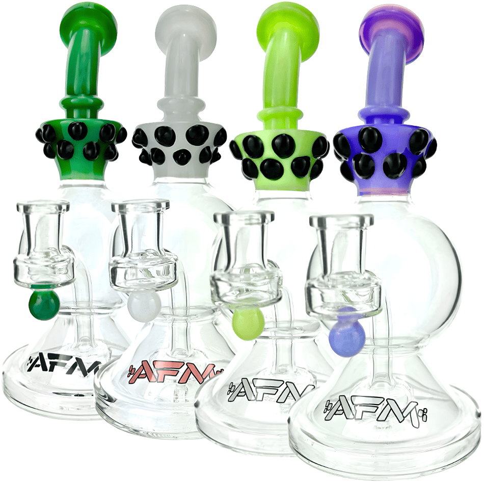 AFM Smoke Dab Rig 9" AFM Crown Glass Dab Rig
